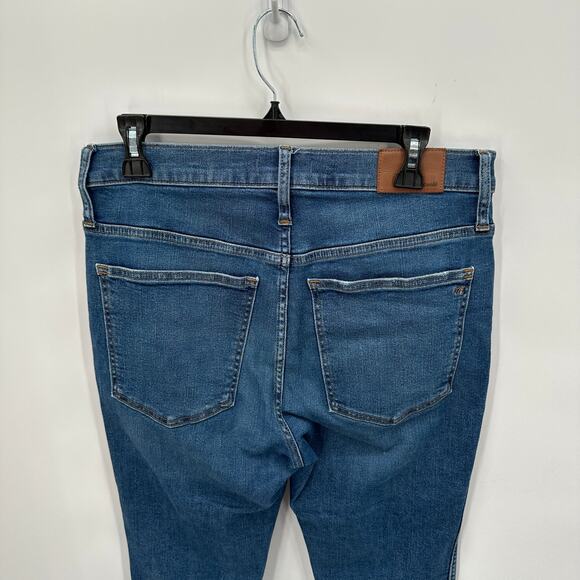 MADEWELL AG149 Petite 10" High Rise Skinny Button Fly Denim Jean // 30P - Picture 6 of 9